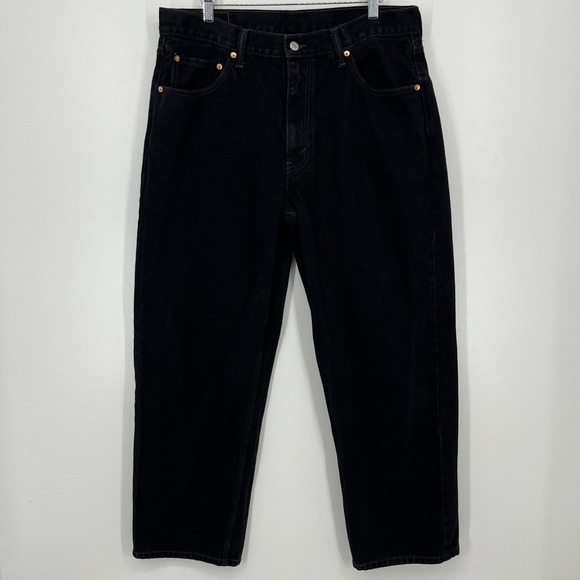 Levi's Other - Levi's Jeans Men's Size 36‎ Black 550 Relaxed Fit 100% Cotton Denim Vtg Y2K